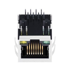 Side Entry RJ45 Modular Jack 6605473-8 | LPJ0011GENL 10/100Mbps