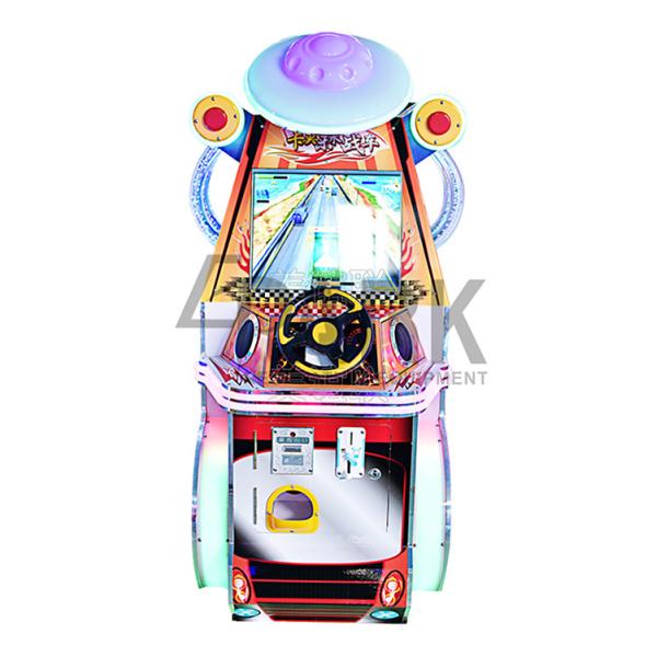 Kids Deformation Race Car Arcade Machine Coin Operated Hardware Material