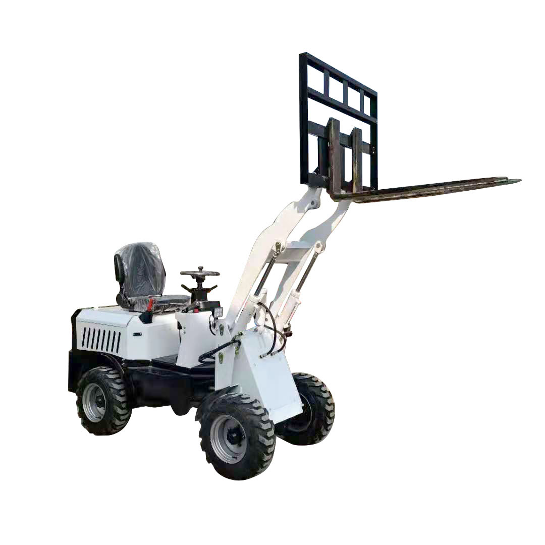 Double Lifting Cylinder  Electric Small Wheel Loader 700kg HTEL18
