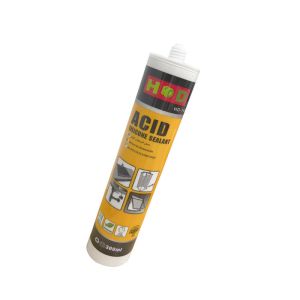 High Flexibility Black Acid Silicone Glass Sealant Glass Metals