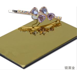China 3050mm Length and 2000mm Width Mirror Aluminum Composite Panel on sale