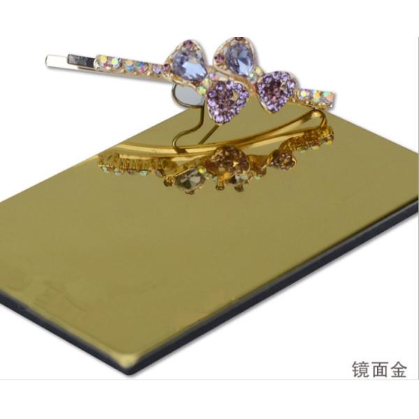 Buy 3050mm Length and 2000mm Width Mirror Aluminum Composite Panel at wholesale prices