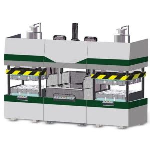 Automatic Bagasse Pulp Molding Machine 30kw Cutlery Manufacturing