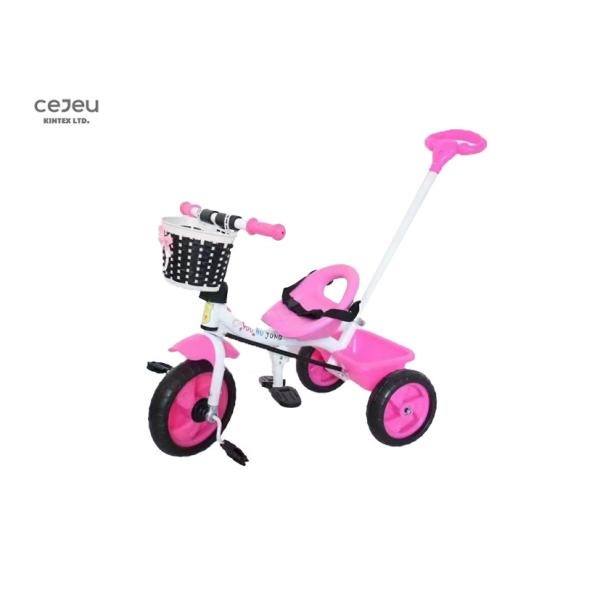 Buy Safe Kid Riding Tricycle With Parental Steering Control at wholesale prices