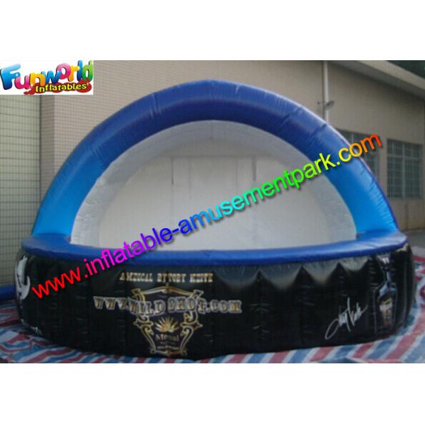 Buy Blue Inflatable Bar Counter Party Tent rentals PVC Tarpaulin Material at wholesale prices