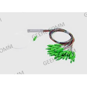 1x 26 Singlemode PLC Fiber Splitter Tube SC/APC Connectors 60/40 Split