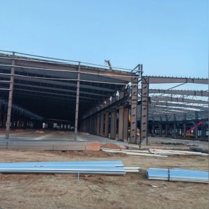 Prefab Steel Structure Warehouse High Intensity Metal Structure Building