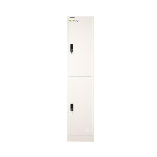 Buy H1850mm 2 Door Clothing Steel Locker for Office Athletic at wholesale prices