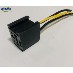 12 Volt Car Truck Miniature 12 Vdc 5 Pin Relay Socket With Terminals As Customer