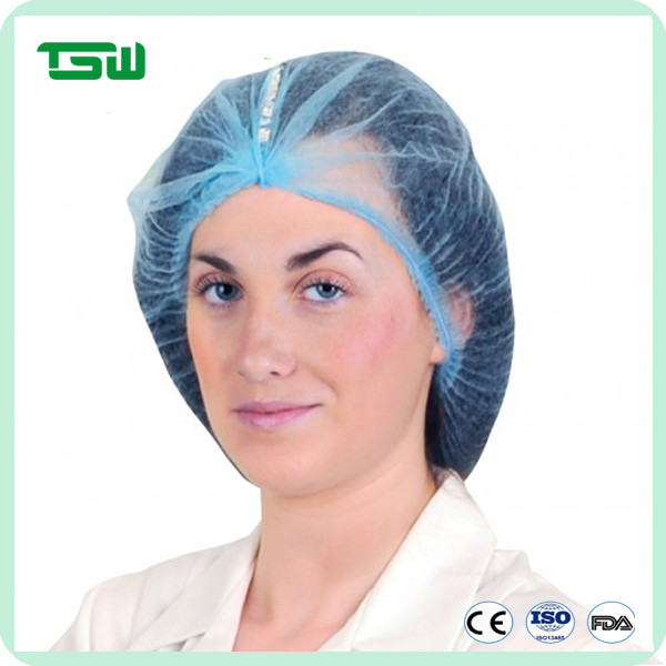 Buy 21 inch Disposable Dust Proof Hairnet / Disposable Caps at wholesale prices