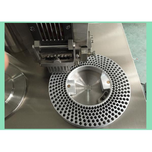 Powder / Pellet Semi Auto Capsule Filling Machine , Industrial Filling Equipment