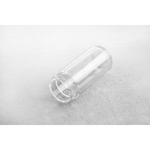 Transparent Borosilicate Double Wall Glass Tea Strainer Infuser OEM