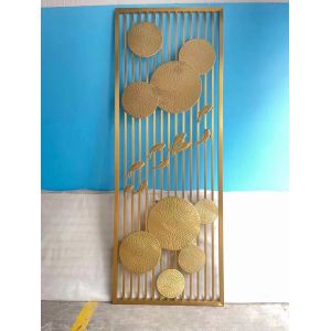Light Custom Room Divider Screens Modern Luxury Stainless Steel Room Partition