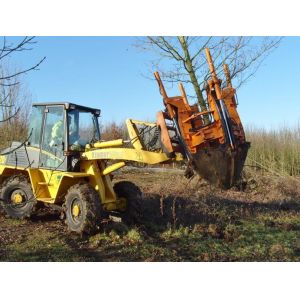 OEM Excavator Tree Spade , Hydraulic Tree Transplanter Machine