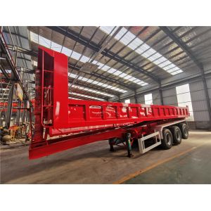 Dual Line Braking System 60m3 Tipper Trailer 45m3 50T Dump Trailer 30m3 Tipping