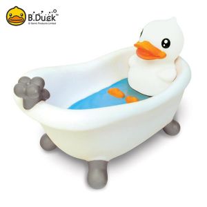 B. Duck Cartoon PVC Plastic Toys Soap Disk For Bathroom Eco Friendly Material