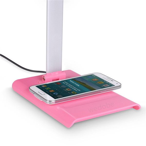 New product rechargeable LED table desk lamp wireless phone charger for smart