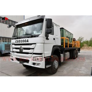 Movable Truck Mounted 85KN DTH Water Well Drilling Rig