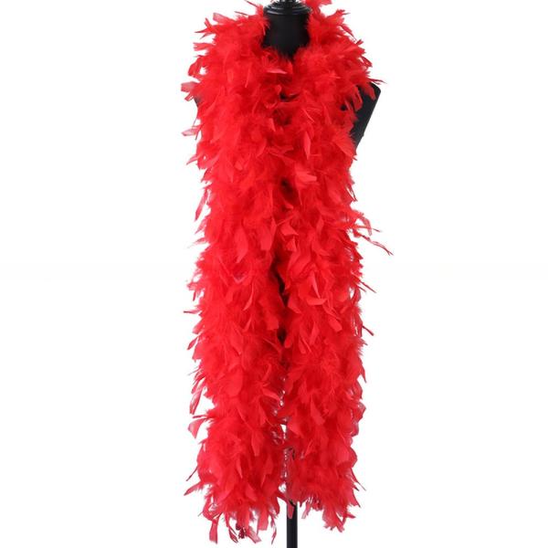 Turkey Chandelle And Marabou Feather Boa Party Decor With Patterned Dyed