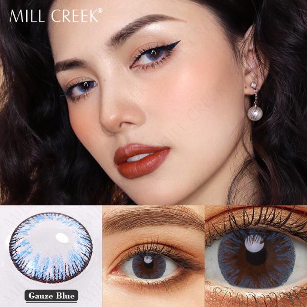 Soft Gem Sapphire Blue Contact Lenses Natural Color Lenses 1 Year