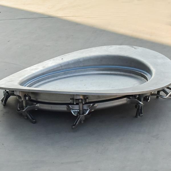 Special Vehicle Parts DN500 Stainless Steel 304 Tank Container Manhole Cover