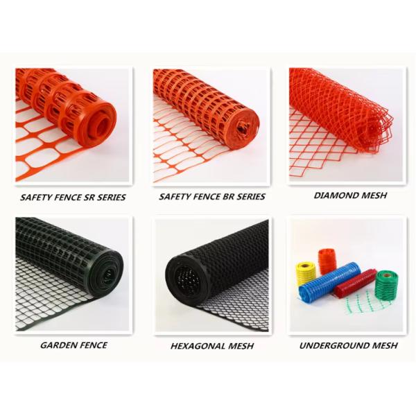 4x100 Ft Construction Of Orange HDPE Plastic Safety Net Barrier Snow Fence