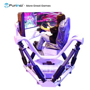China Funin VR Indoor 9D VR Amusement Park F1 Racing Car Simulator Three Screen Racing Car Driving Arcade Games Racing Simulator on sale
