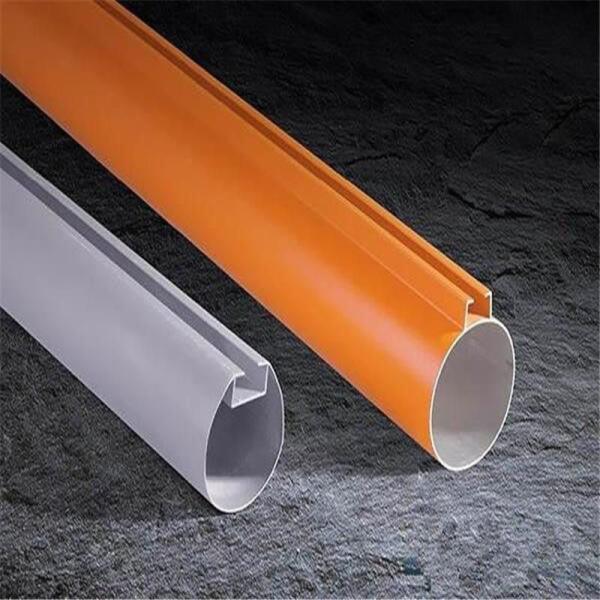 PPG Coating Dia40mm Aluminum Profile Tube For Building Ceiling