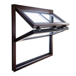 Aluminum Clear Folding Glass Windows Heat Insulation Customized