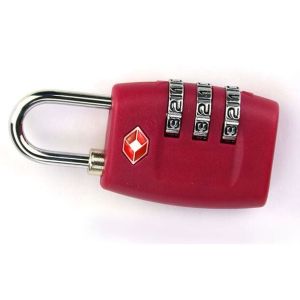 TSA digit lock &red lock PC material TSA travel lock& Fashion Design Tsa Luggage