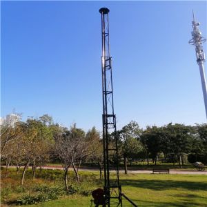 Winch Up Lightweight Aluminum Telescopic Antenna Tower