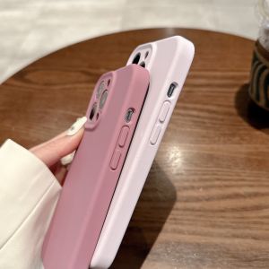 Soft Touch Liquid Silicon Mobile Cover Shockproof With Magsafe Silicone Case