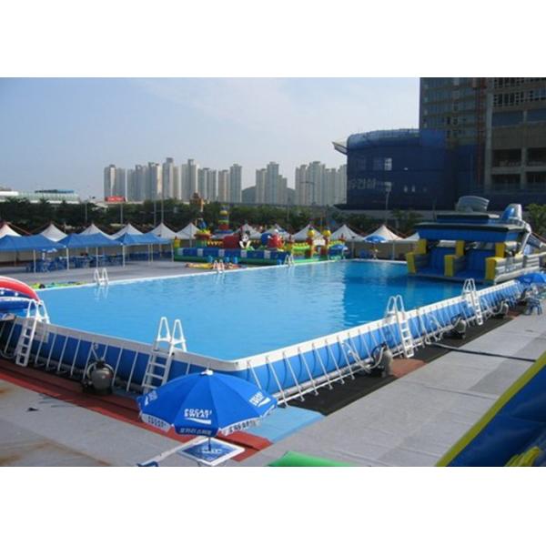 Amazing Playground Children / Adults Metal Frame Pool For Water Sports