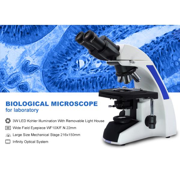 LED Light Source Compound Laboratory Optical Microscope A12.1502-T WF10x Trinocular