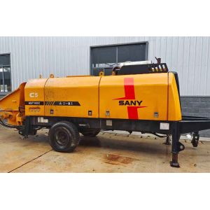 Used Trailer Mounted Concrete Pump 181KW Engine Power S Valve
