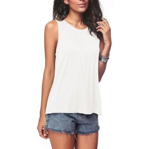 Plain Style Womens Racerback Tank Tops , Plus Size Racerback Tank Solid Color