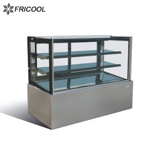 SUS 304 Vitrine Refrigerated Bakery Display Case Cabinet ETL