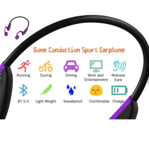 Neckband Bluetooth Noise Cancelling Headphones CE FCC ROHS Certificated