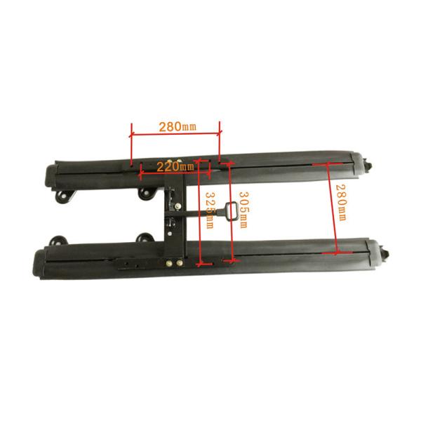 Buy MPV Floor Rail double lock seat rail for caravan seating slider with the length of 100cm embeded on the floor at wholesale prices