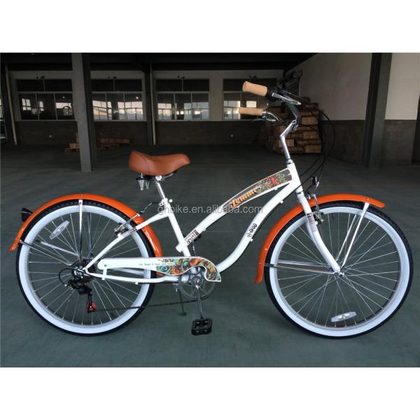26" Single Speed Steel Frame Foot Brake Beach Cruiser Bicycle for Adult Men Promotion