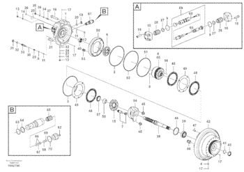 VOE14604829 14604829 Shaft Travel Motor for Excavator Vo-lvo EC300D