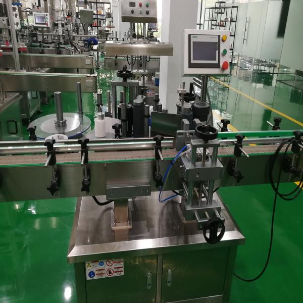 Automatic 4-Head Filling Locking Capping Labeling Machine for Glass Bottle Wine/Liquor