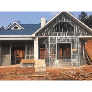 Quality Modern 2 Storey Prefabricated House With Light Steel Structure for sale