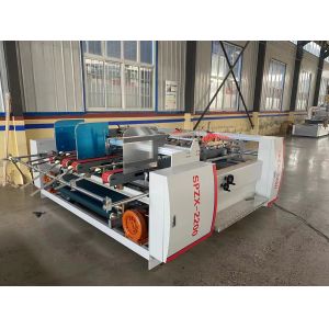 Double Piece Carton Paper Box Pasting Folding Gluing Machine Mechanical