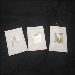 Customized Plastic Pouch Jewelry Packaging Bags With Clear Window