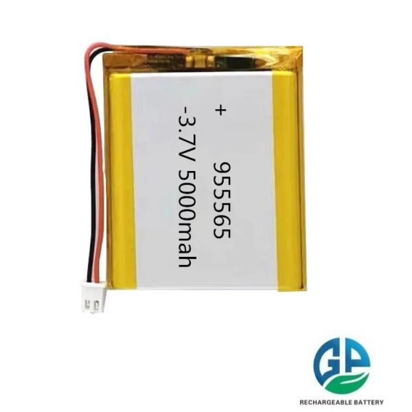 Buy High Capacity High Cycle Time Lipo Battery Rechargeable Batteries 955565 3.7v 5000mah lithium polymer battery at wholesale prices