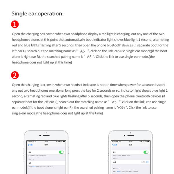 Hestia Bluetooth 5.0 Wireless Earphone Tws Sport Headphones Handsfree Ear Phones Earbuds Headset Earbud Earphones Case for Phone