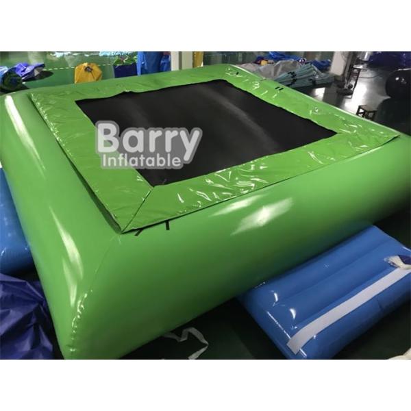 PVC Tarpaulin Inflatable Water Toys Jumping Water Trampoline Bed Airtight