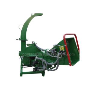 China 4 Cutting Knives Hydraulic Wood Chipper With Double Aggressive Rollers on sale