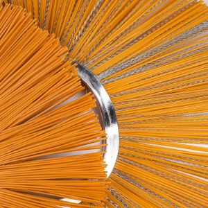 Electric Road Sweeping Brush Curb Broom 205mm Customized